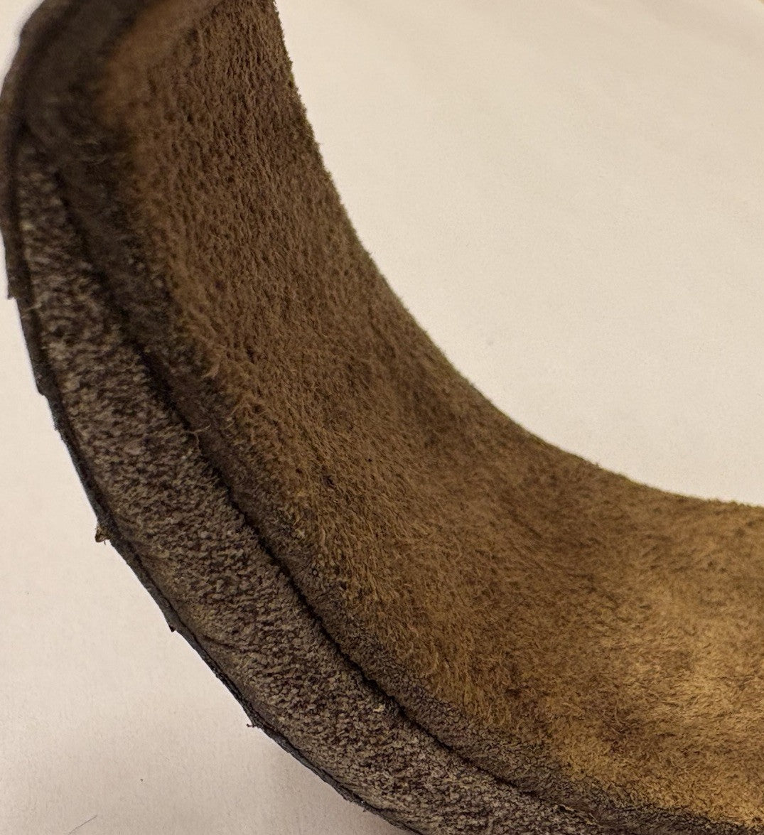 Vintage Python Leather Wide Cuff Bracelet Artisan Boho Santa Fe Style