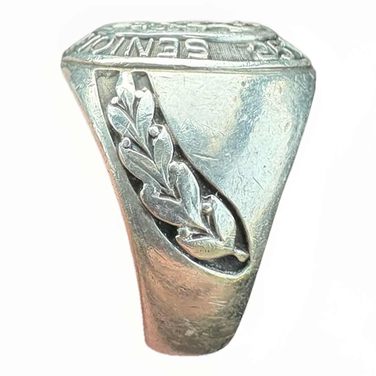Balfour Sterling Silver Vintage Senior League Ring Size 9 17g
