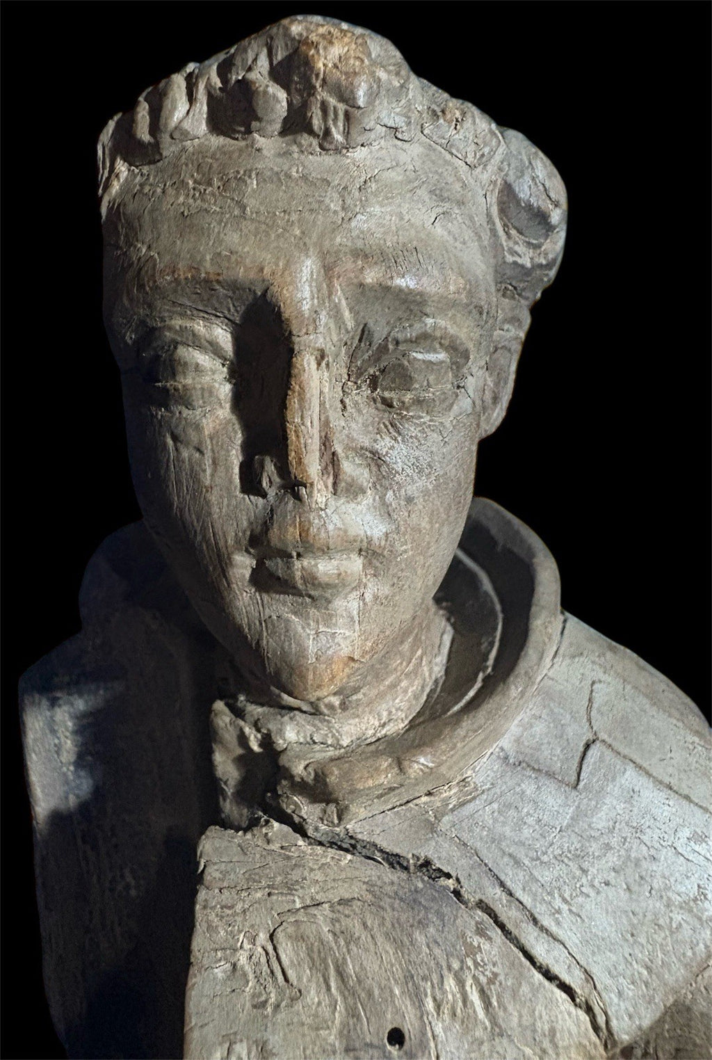 1500-1600s Spanish Colonial Santos Figure – Museum Marked 79.29.124”