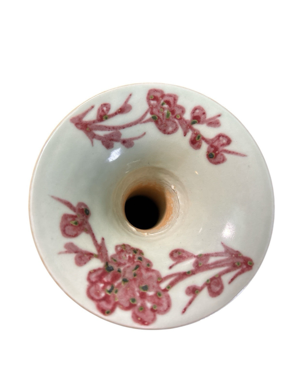 14” Chinese Blue & Red Dragon Vase Doucai Style Qing Republic Period Porcelain
