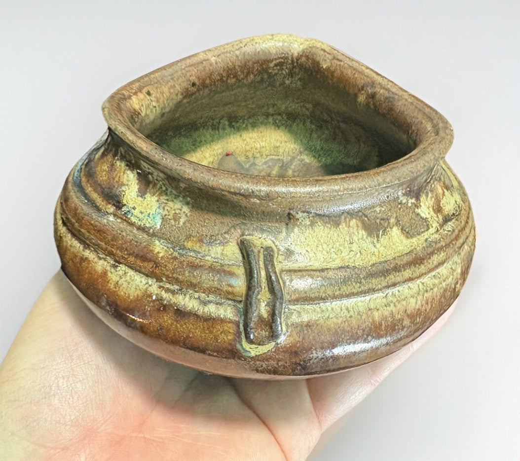 MCM Pottery Ikebana Flower Vase Vintage