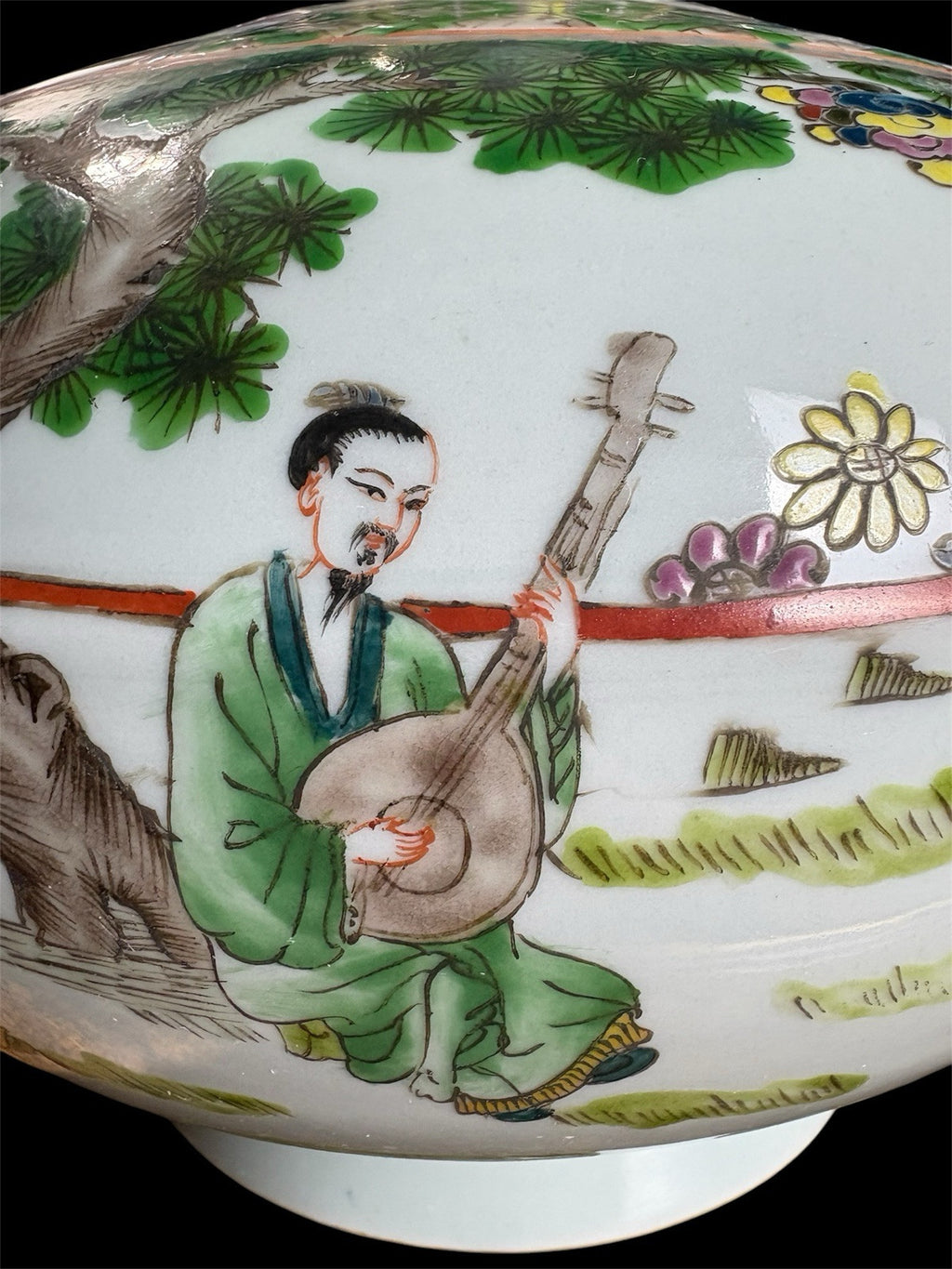 14” Chinese Famille Rose Porcelain Vase Yongzheng Mark Republic Period