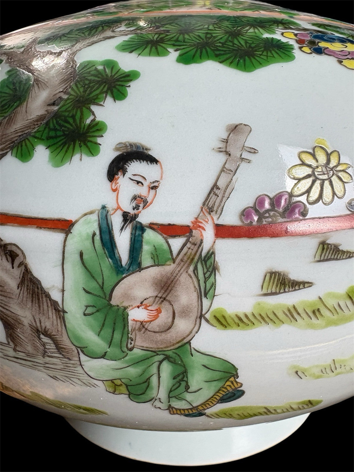 14” Chinese Famille Rose Porcelain Vase Yongzheng Mark Republic Period
