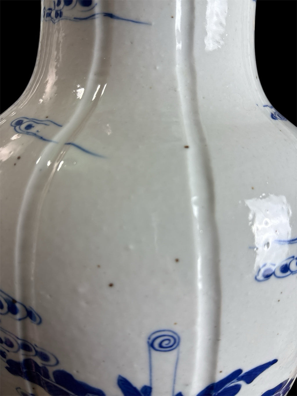 16” Antique Qing Revival Warrior Scene – Designer Chinoiserie Vase"