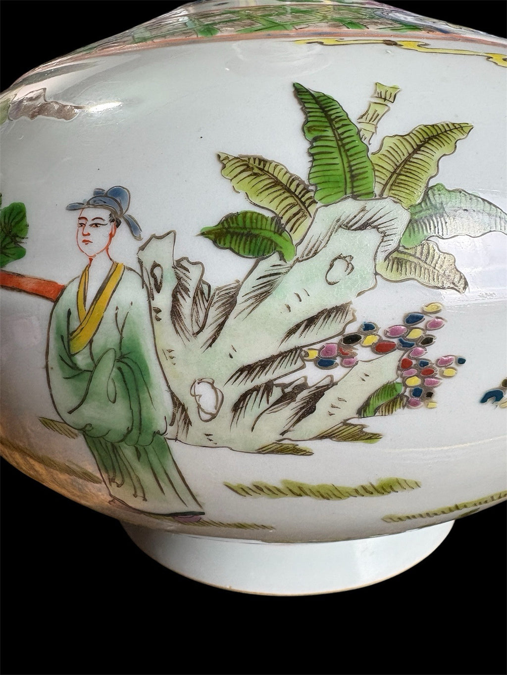 14” Chinese Famille Rose Porcelain Vase Yongzheng Mark Republic Period