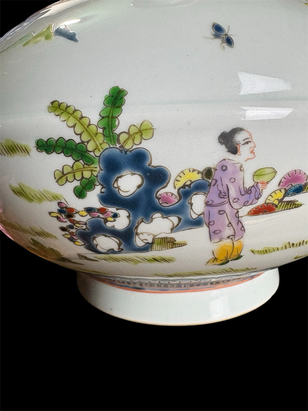 14” Chinese Famille Rose Porcelain Vase Yongzheng Mark Republic Period