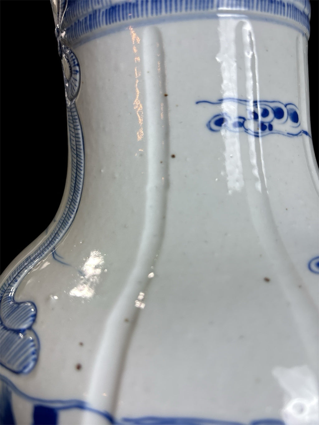 16” Antique Qing Revival Warrior Scene – Designer Chinoiserie Vase"
