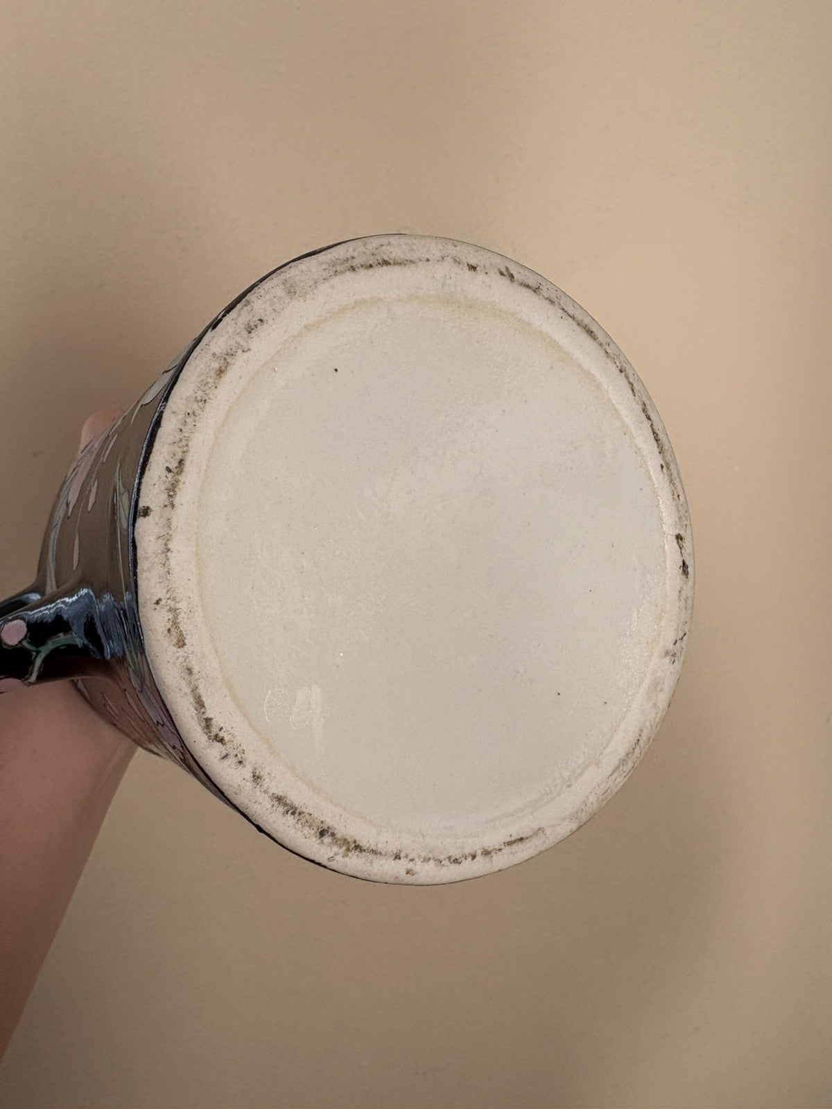 Vintage Floral Ceramic Watering Can